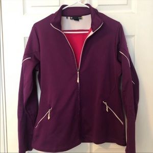 Under Armour Purple Zip Up Track Jacket